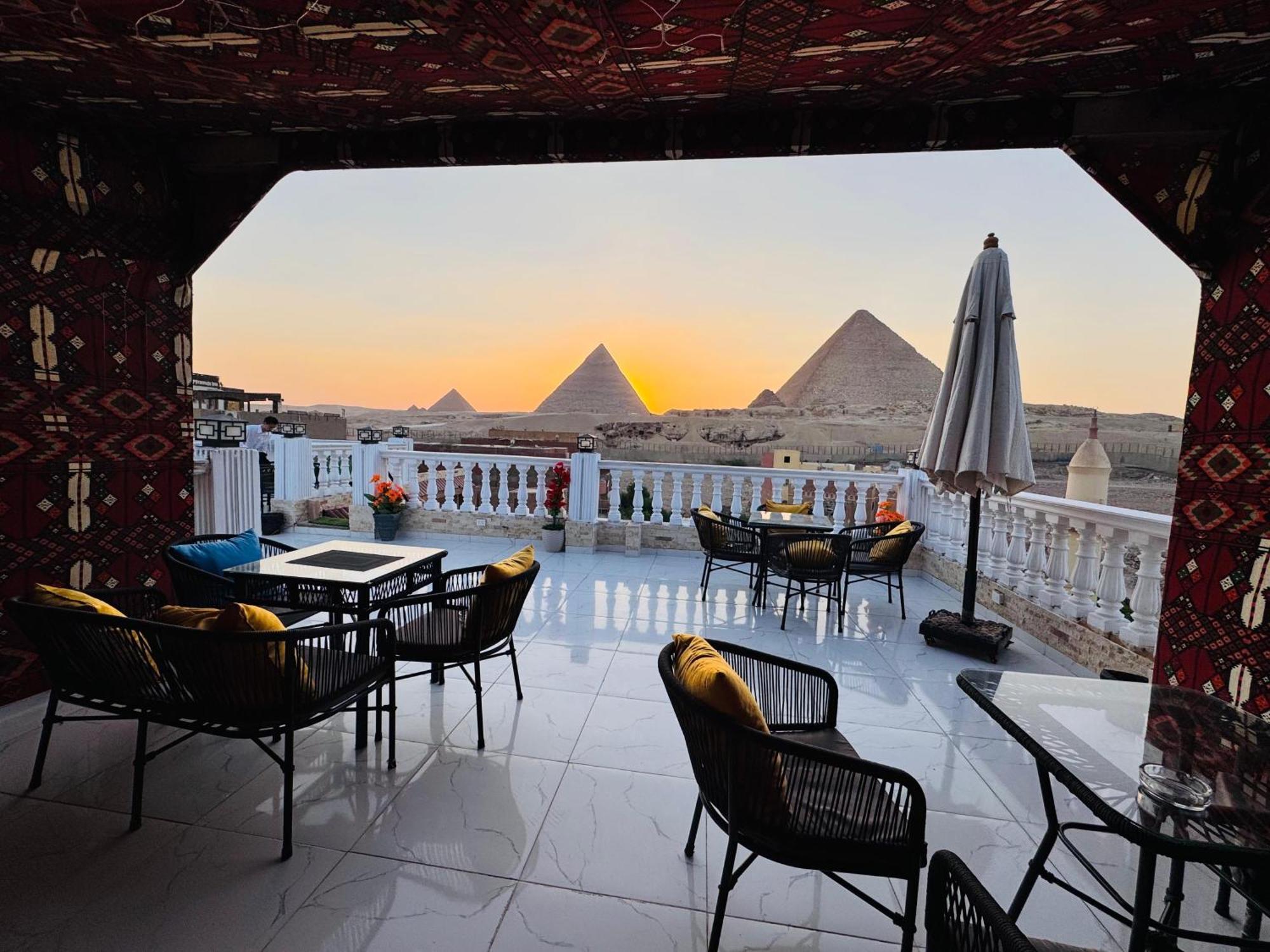 New Scarab Pyramids View Otel Kafret el-Gabal Dış mekan fotoğraf