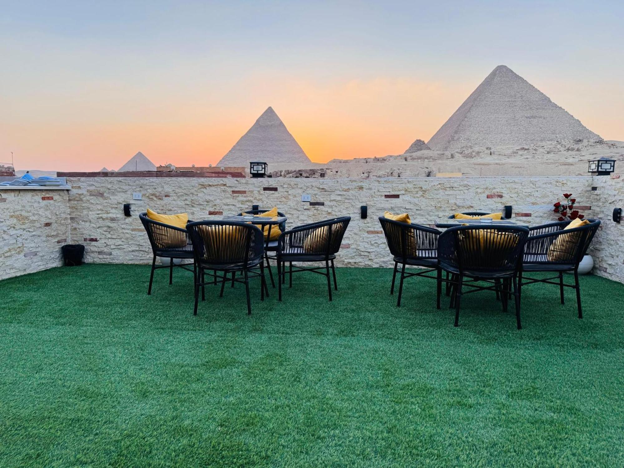 New Scarab Pyramids View Otel Kafret el-Gabal Dış mekan fotoğraf