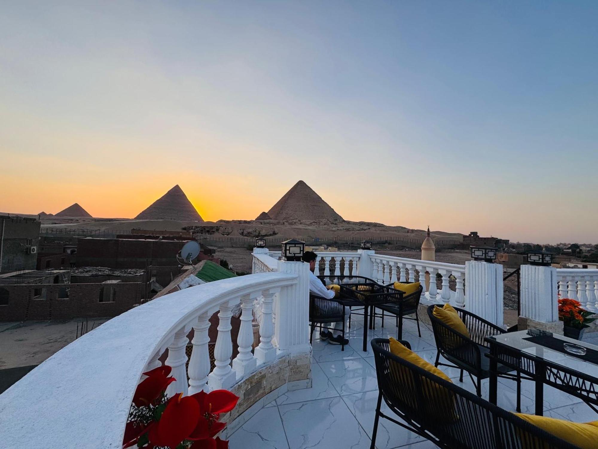 New Scarab Pyramids View Otel Kafret el-Gabal Dış mekan fotoğraf