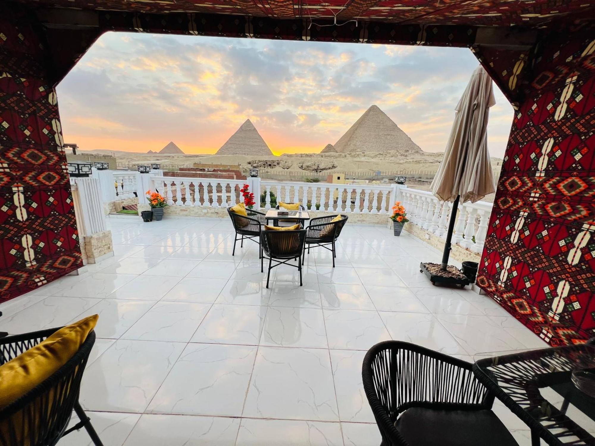 New Scarab Pyramids View Otel Kafret el-Gabal Dış mekan fotoğraf
