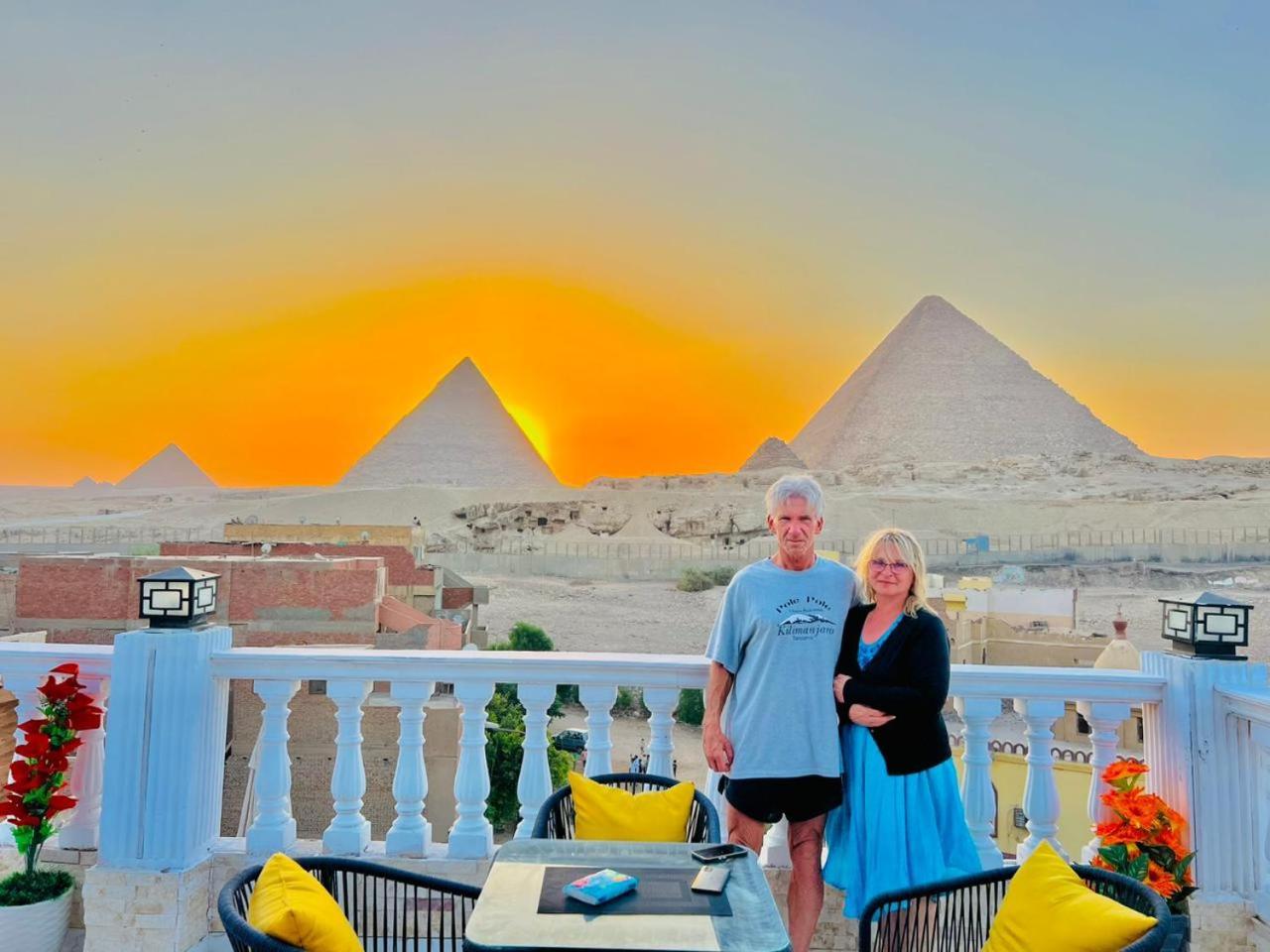 New Scarab Pyramids View Otel Kafret el-Gabal Dış mekan fotoğraf