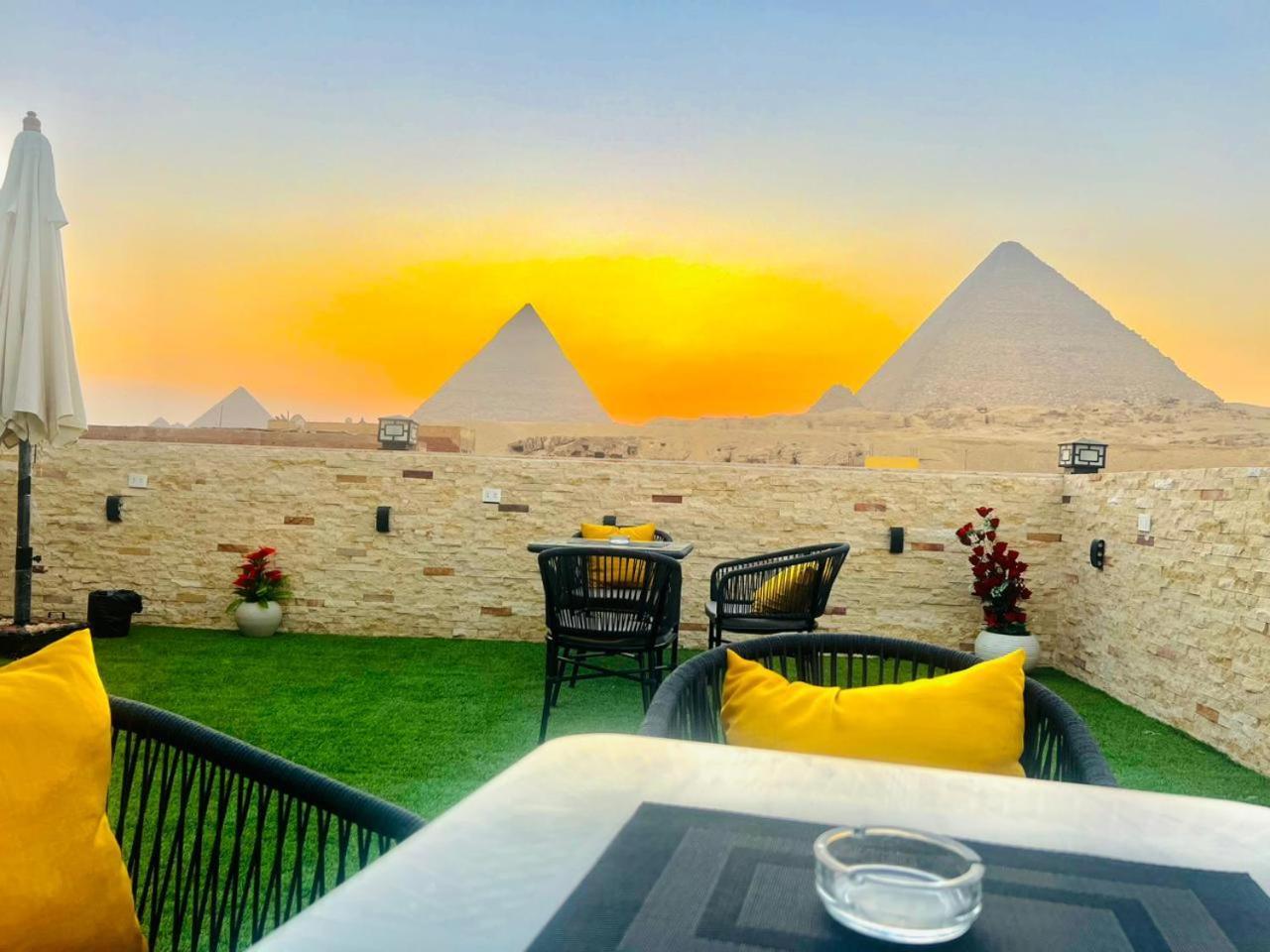 New Scarab Pyramids View Otel Kafret el-Gabal Dış mekan fotoğraf